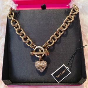 Juicy Couture heart necklace